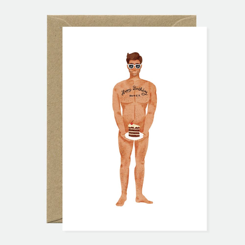 all-the-ways-to-say-guy-with-a-cake-geburtstagskarte-a6 image 1