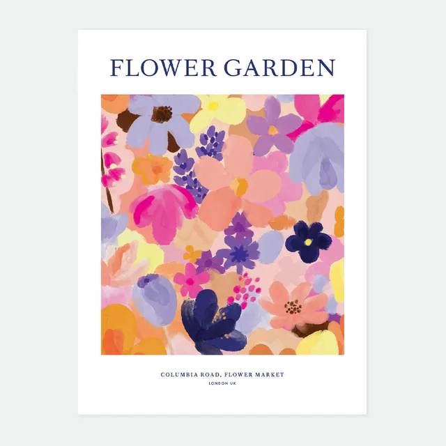 all-the-ways-to-say-flower-garden-poster-blumen-50x70 image 1