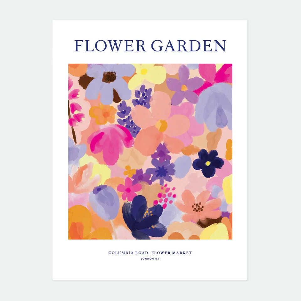 all-the-ways-to-say-flower-garden-poster-blumen-50x70 image 1