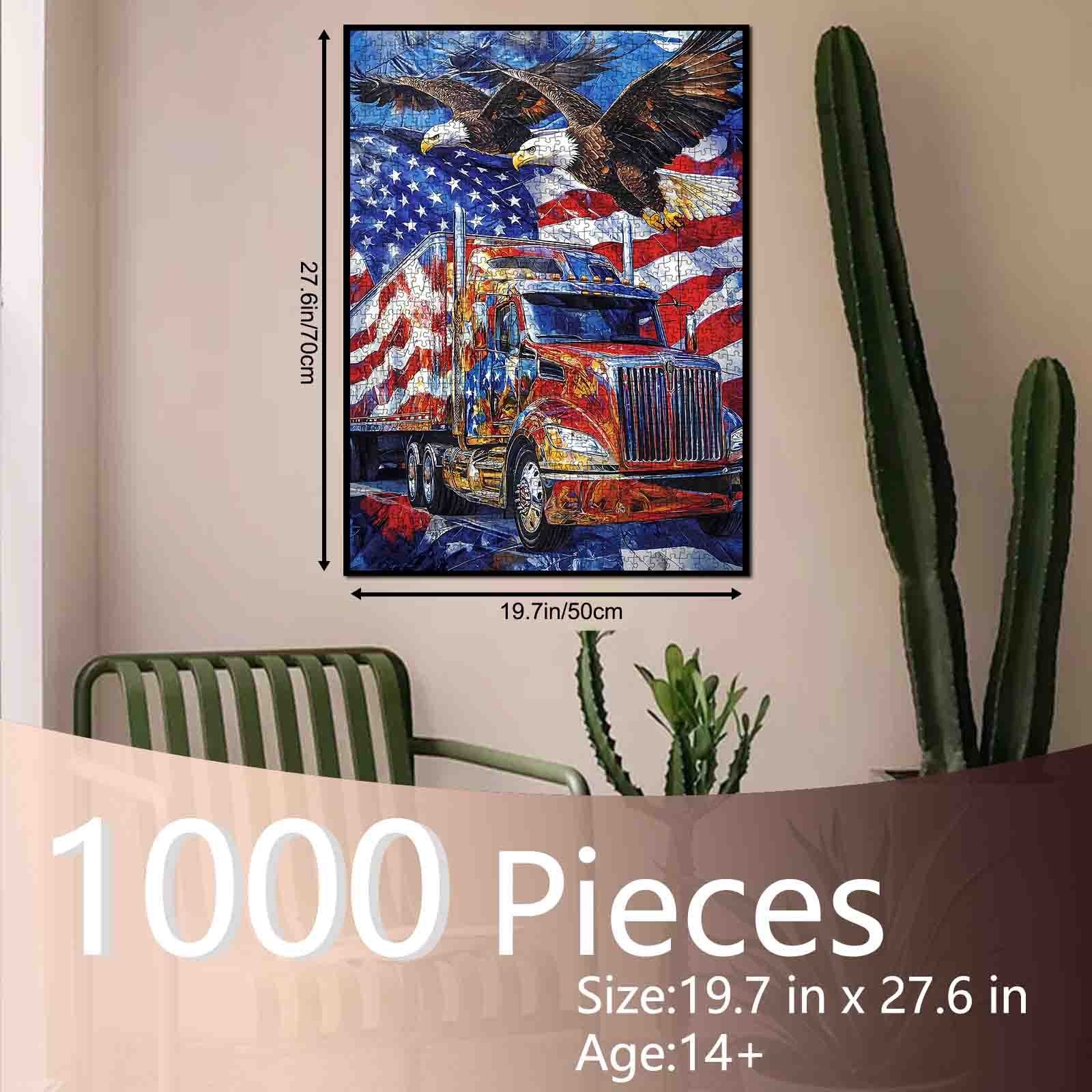 tucocoo-american-eagle-freedom-truck-puzzle-1000-teile-adler image 5