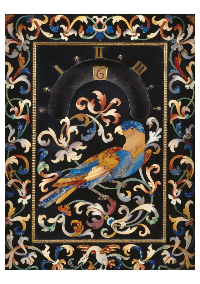 pomegranate-night-clock-klappkarte-eule-blanko-einzelkarte image 1