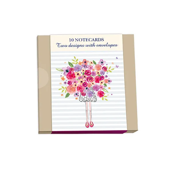 otter-house-pretty-flowers-briefkarten-10-st-ck image 1