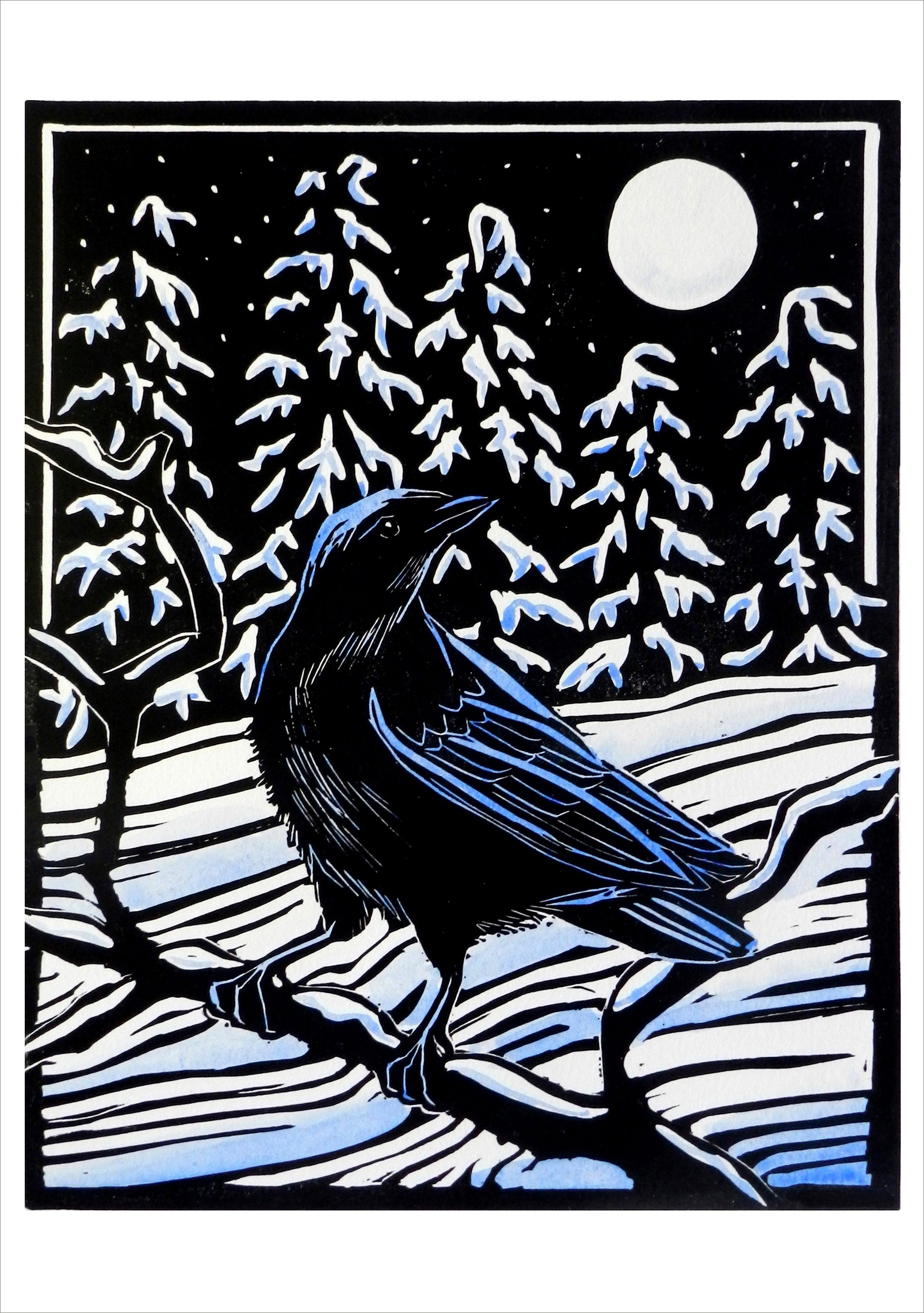 pomegranate-molly-hashimoto-crow-moon-weihnachtskarten-20er image 2
