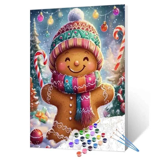 tucocoo-paint-by-numbers-gingerbread-bild-40x50-lebkuchen image 1