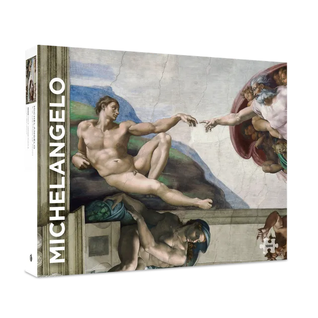 pomegranate-michelangelo-creation-of-adam-1000-teile-puzzle image 1