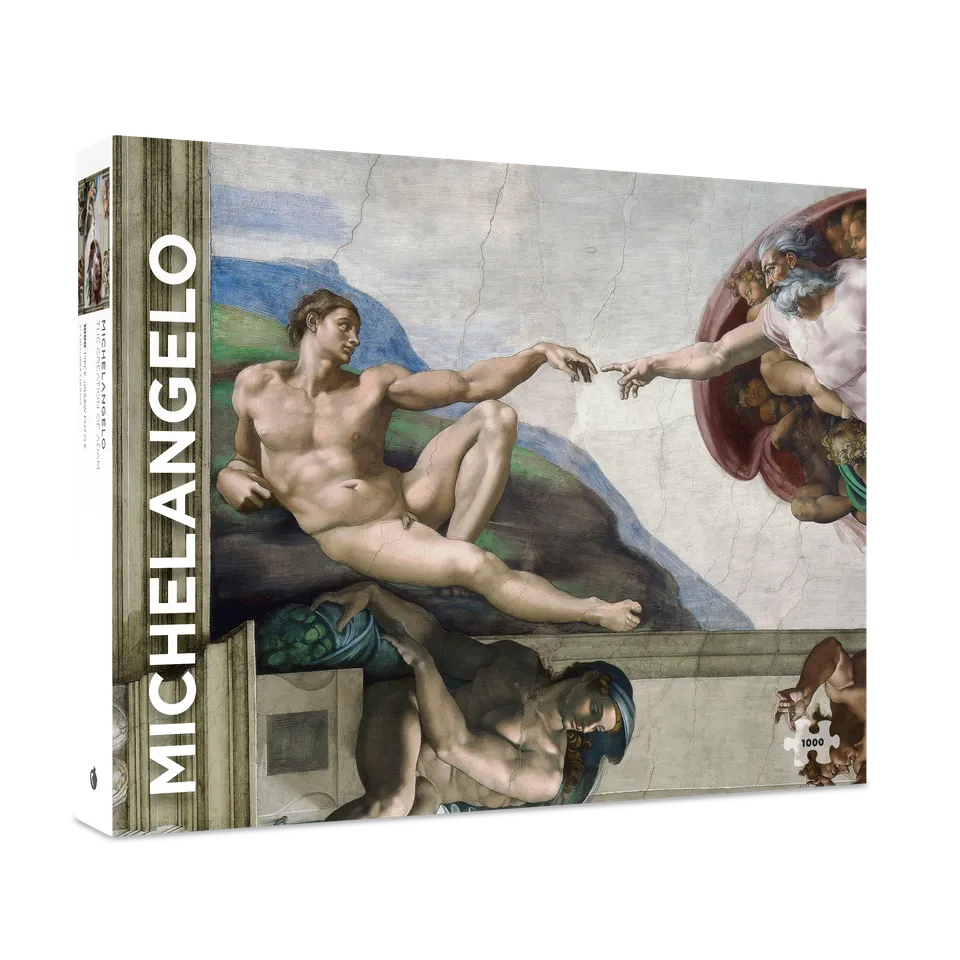 pomegranate-michelangelo-creation-of-adam-1000-teile-puzzle image 1