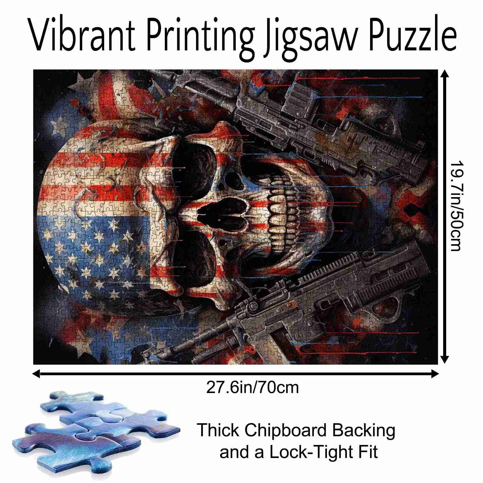tucocoo-jigsaw-puzzles-totenkopf-skull-fury-puzzle-1000-teile image 5