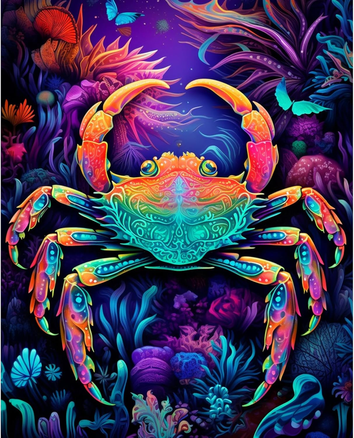 tucocoo-krabbe-malen-nach-zahlen-40x50-ohne-rahmen-ozean image 2