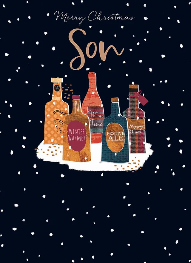 otter-house-christmas-weihnachtskarte-sohn-bier-motiv image 1