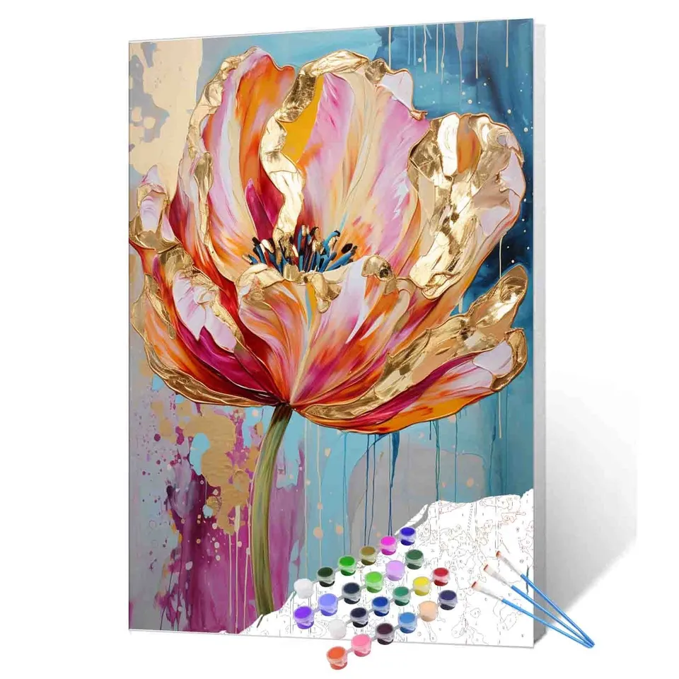 tucocoo-golden-petal-elegance-malen-nach-zahlen-40x50-ohne-rahmen image 1