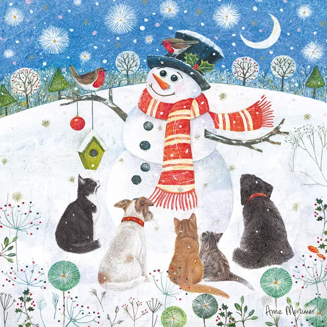 otter-house-christmas-weihnachtskarten-snowman-s-friends-charity image 1