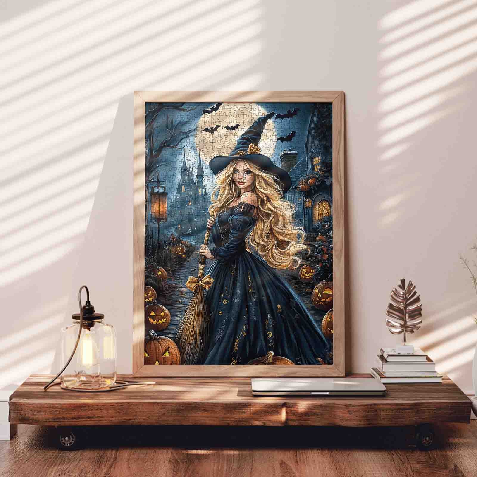 tucocoo-halloween-witch-under-moonlight-puzzle-1000-teile image 3