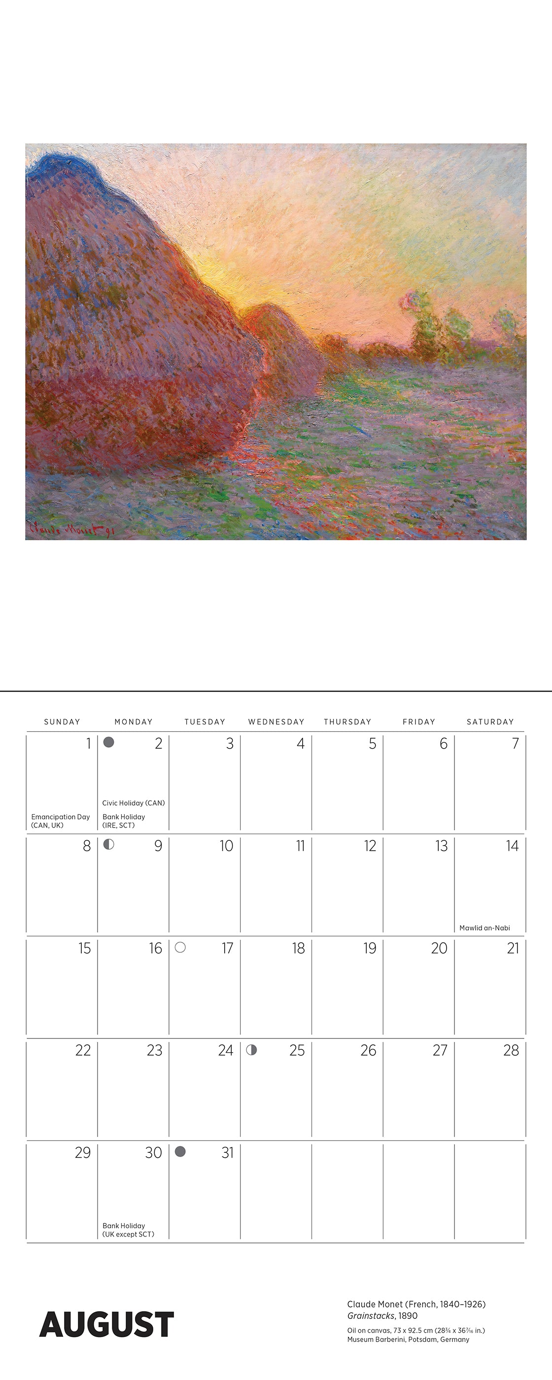 pomegranate-mini-calendar-claude-monet-2027-wandkalender image 6