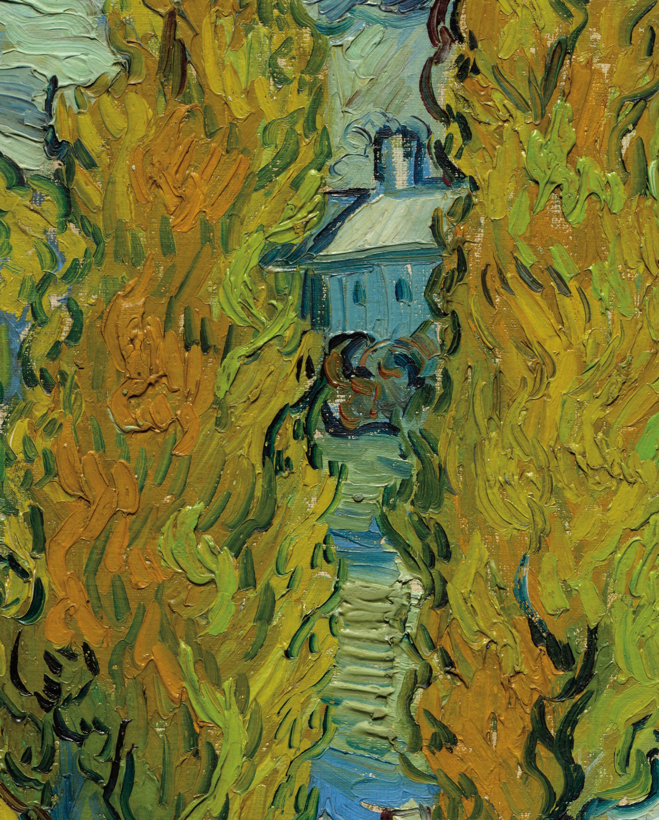pomegranate-bookmarks-vincent-van-gogh-poplars-saint-r-my-lesezeichen image 2