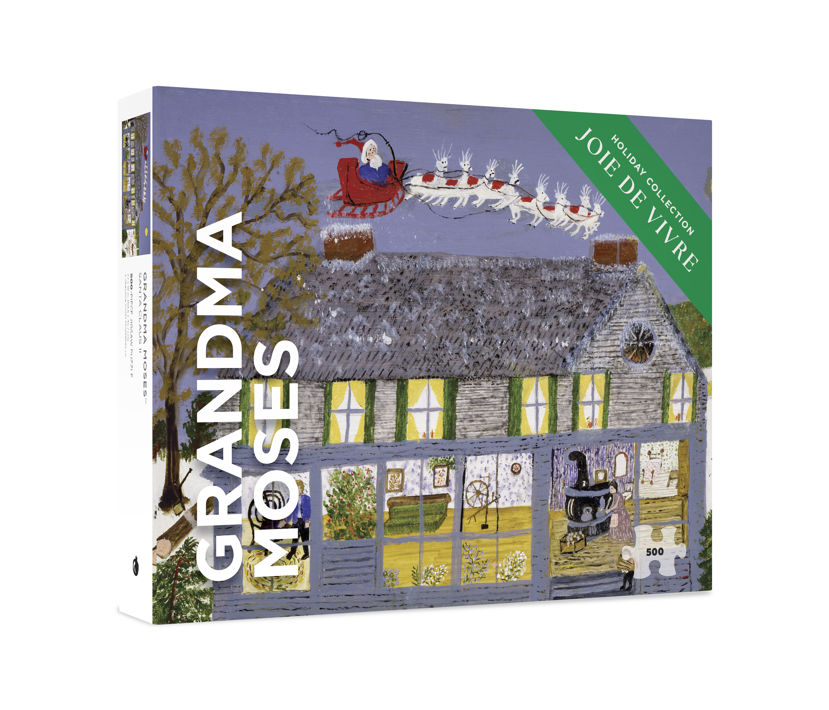 pomegranate-grandma-moses-santa-claus-ii-500-t-glitzer image 1