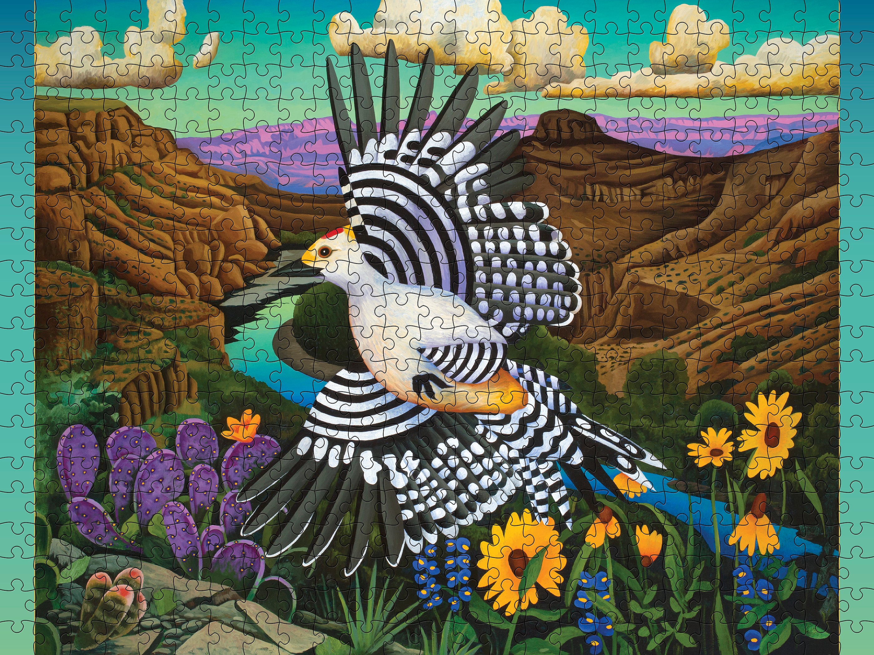 pomegranate-hassell-crossing-rio-grande-puzzle-500-teile image 2