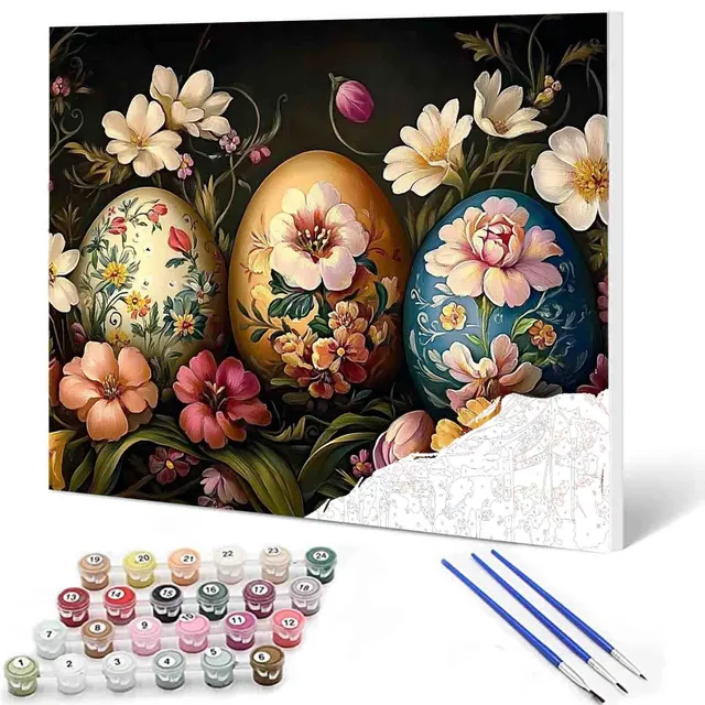 tucocoo-floral-easter-eggs-stillleben-malen-nach-zahlen-ostern image 1