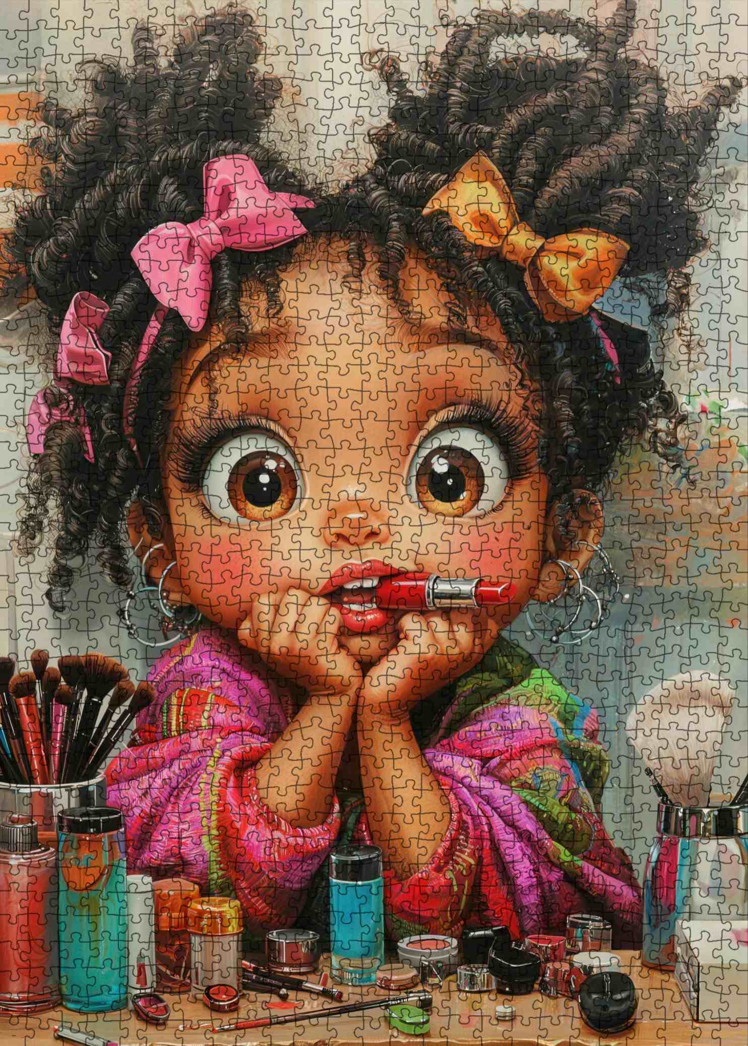 tucocoo-little-beauty-makeup-moment-puzzle-1000-teile-m-dchen image 2