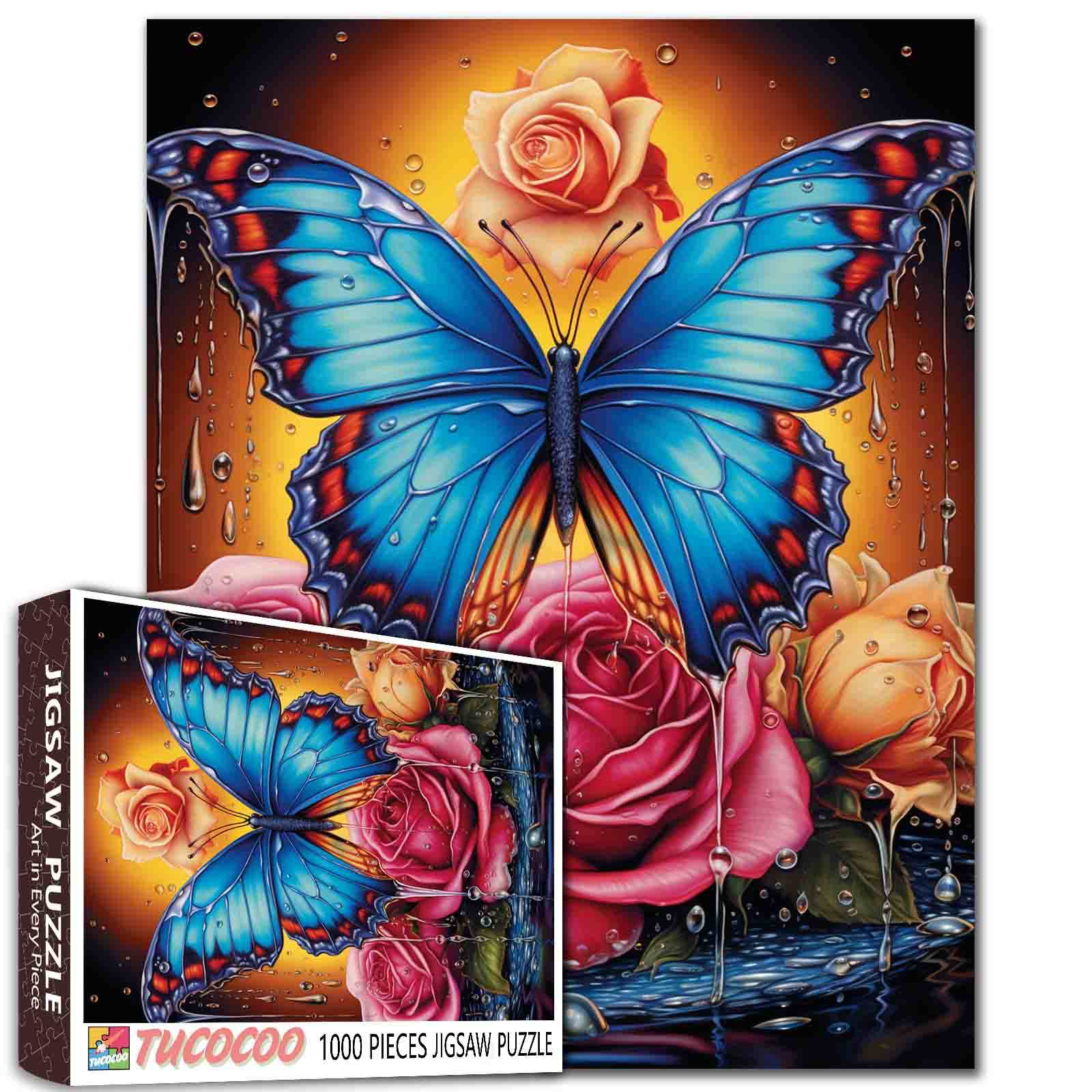tucocoo-mystical-butterfly-roses-puzzle-1000-teile-tier image 1