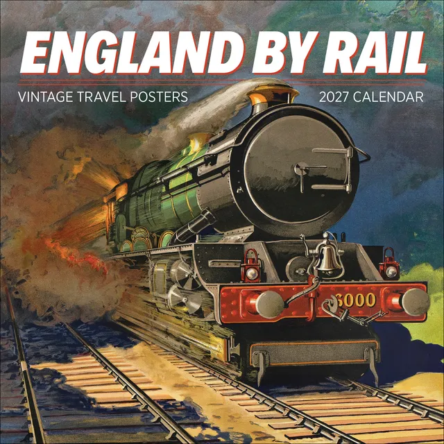 pomegranate-england-by-rail-vintage-wandkalender-2027-reise image 1