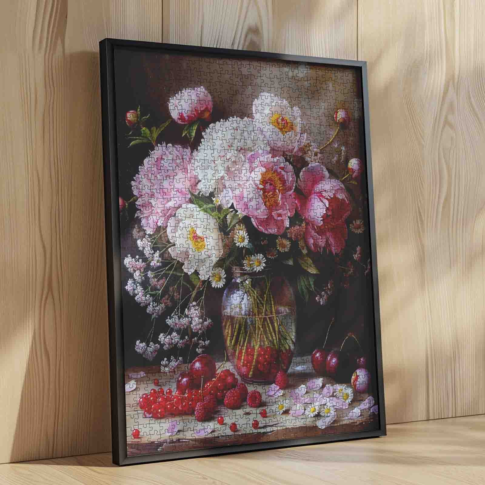 tucocoo-peony-still-life-jigsaw-puzzle-1000-teile-blumen image 4
