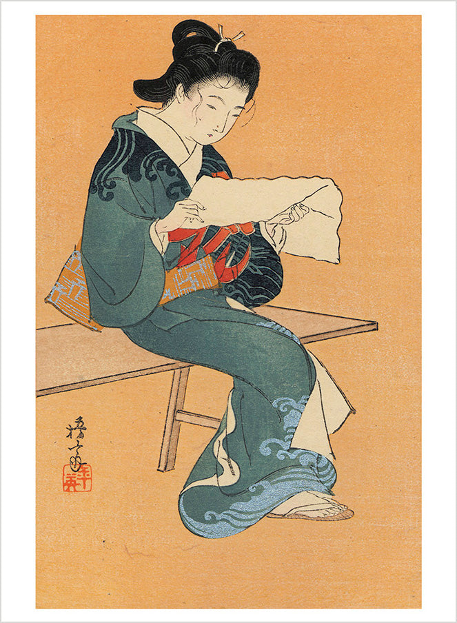 pomegranate-the-reading-woman-postkartenbuch-30-karten image 4