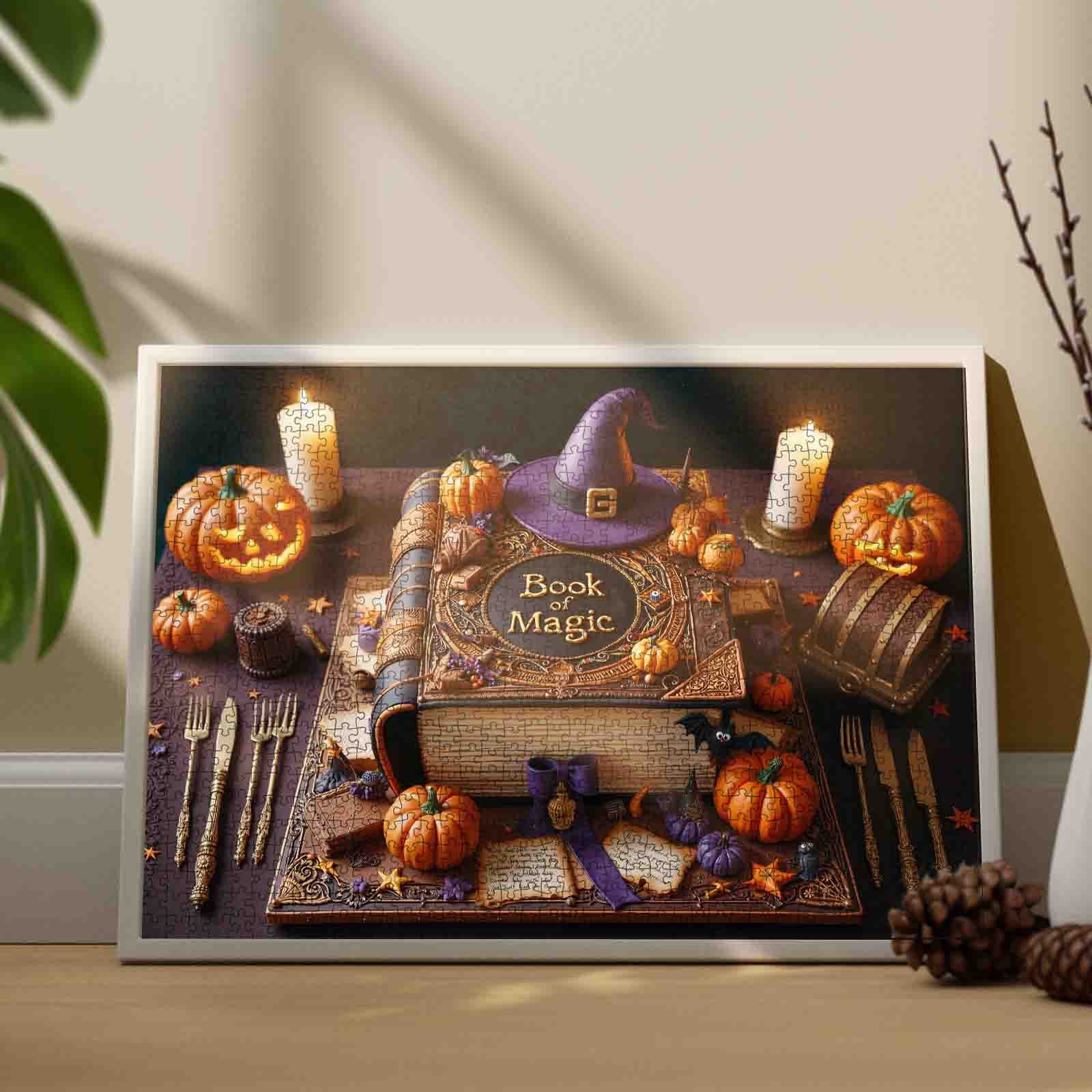 tucocoo-magic-spell-book-cake-puzzle-1000-teile-halloween image 3