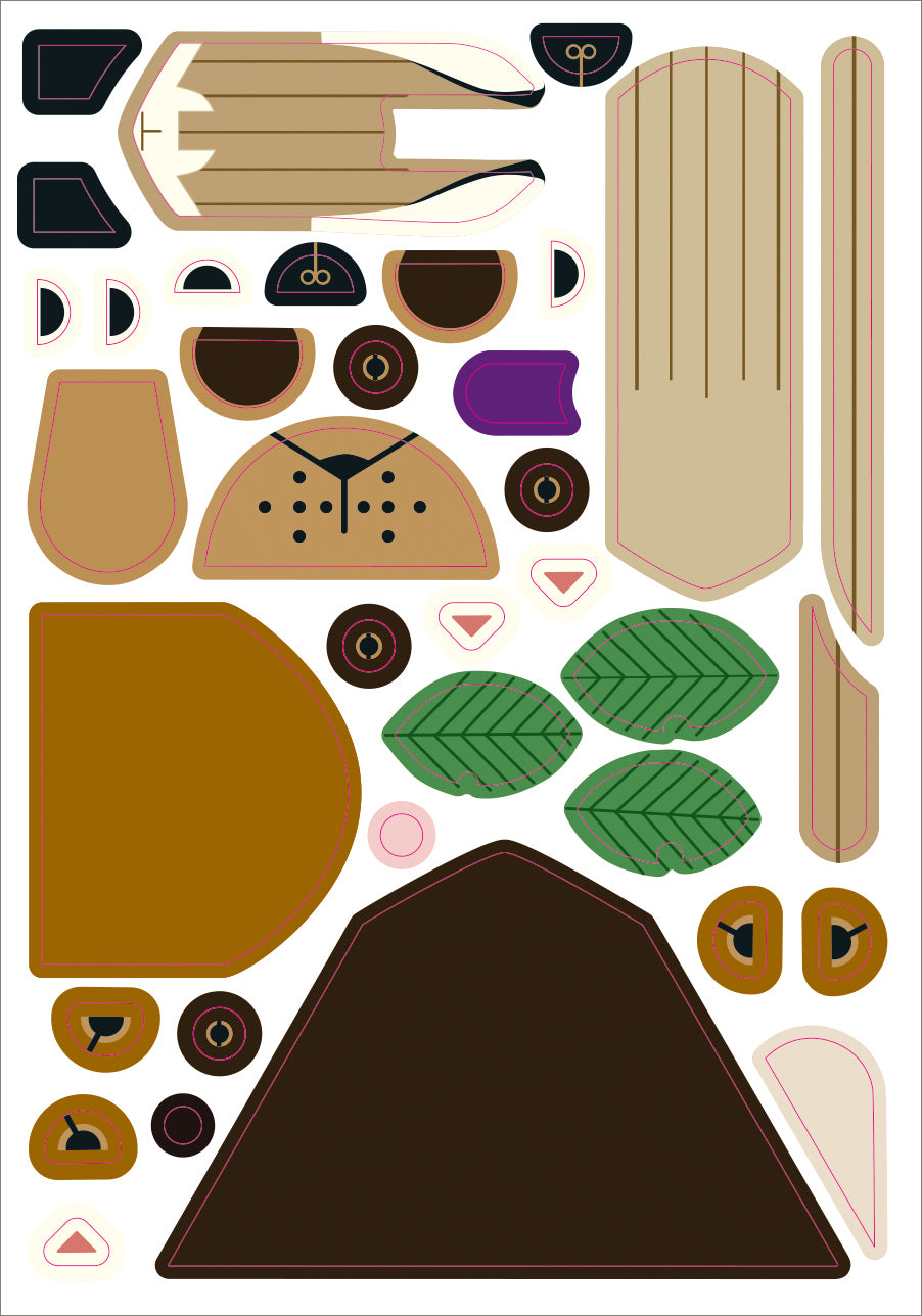 pomegranate-charley-harper-sticky-critters-sticker-vol-2 image 5