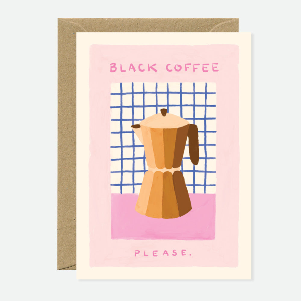 all-the-ways-to-say-black-coffee-gru-karte-a6-kaffeemotiv image 1