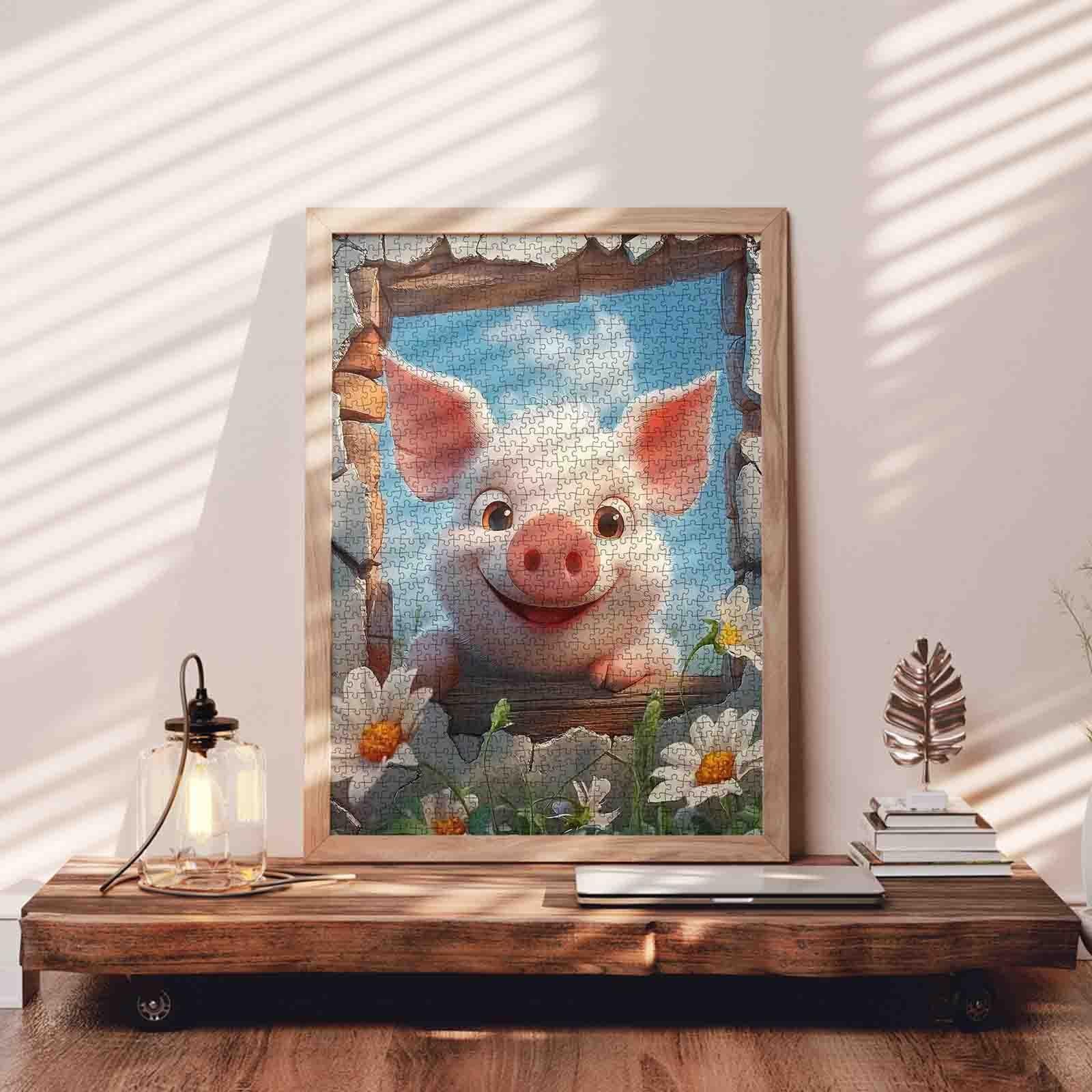 tucocoo-cheerful-piglet-farm-puzzle-1000-teile-ferkel image 3