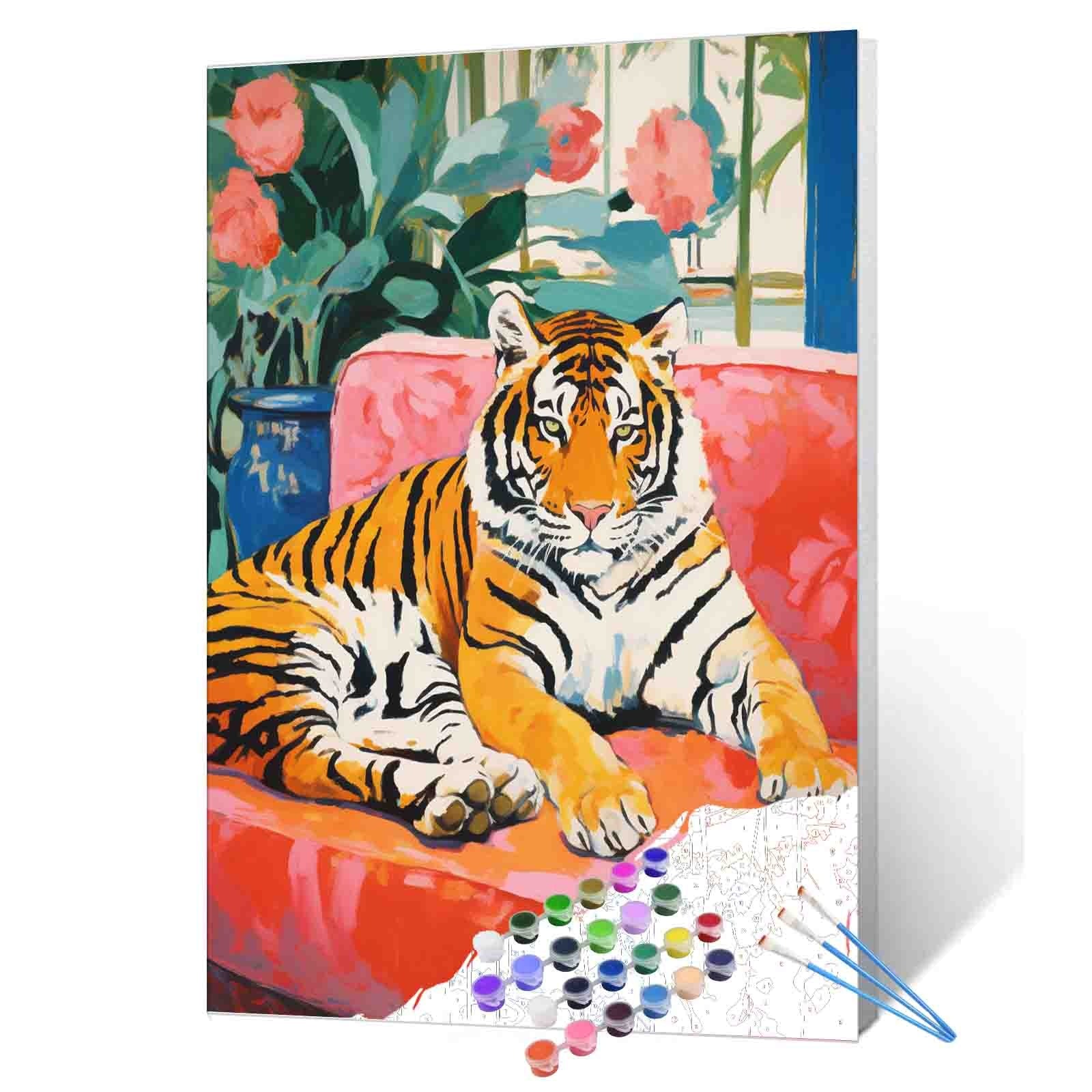 tucocoo-tiger-sitting-on-sofa-malen-nach-zahlen-40x50-cm image 1