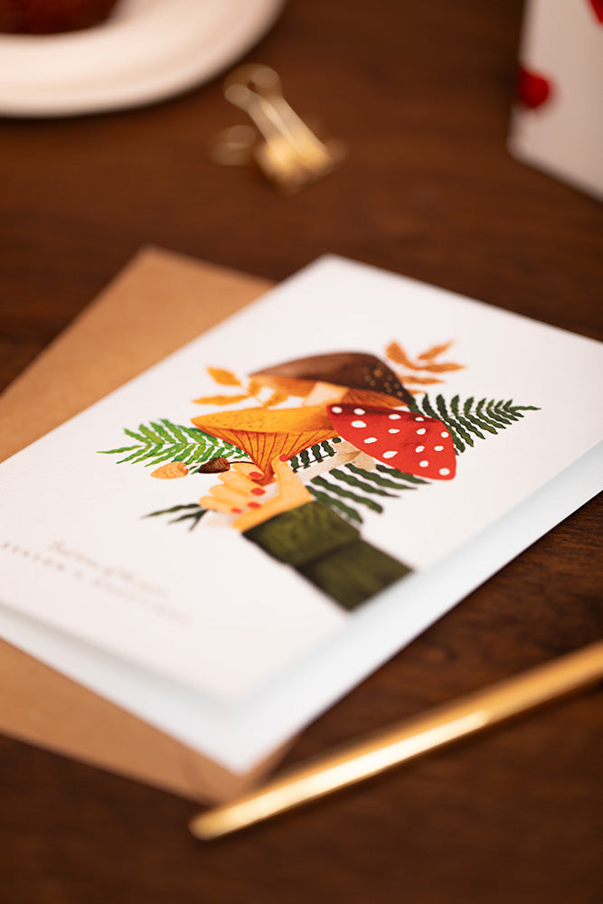 all-the-ways-to-say-winter-bouquet-grusskarte-a6-gold image 3