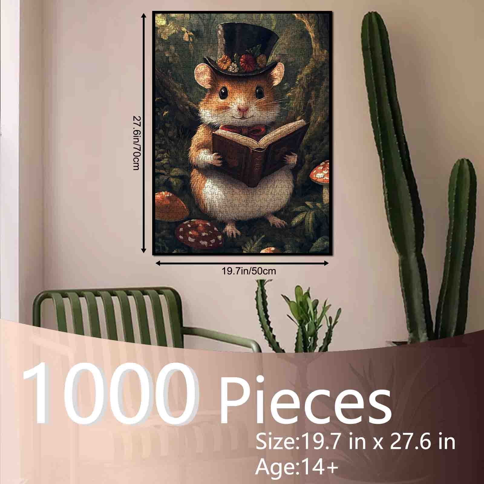 tucocoo-wise-forest-scholar-mouse-puzzle-1000-teile-waldmaus image 5