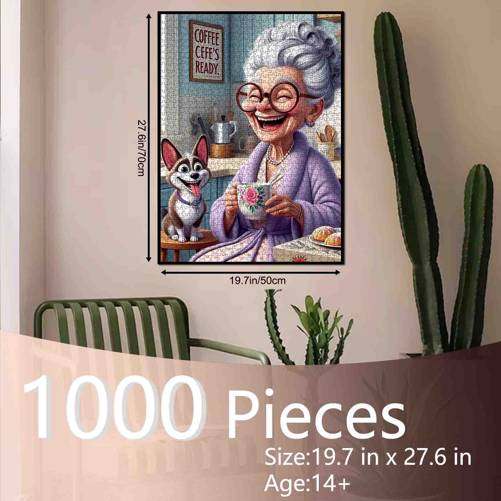 tucocoo-jigsaw-puzzles-happy-grandma-puzzle-1000-teile image 5
