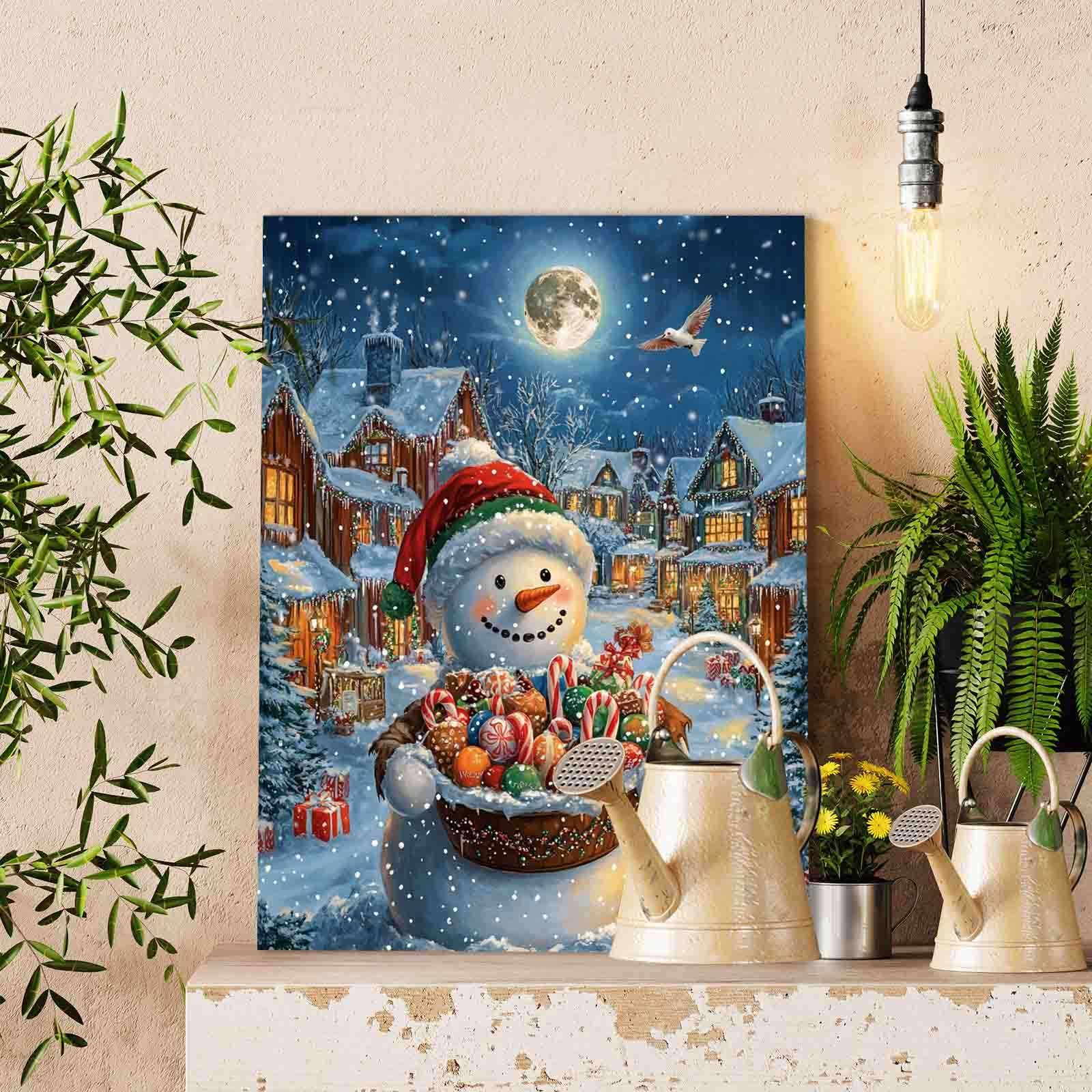 tucocoo-paint-by-numbers-christmas-snowman-malen-nach-zahlen-winter image 2