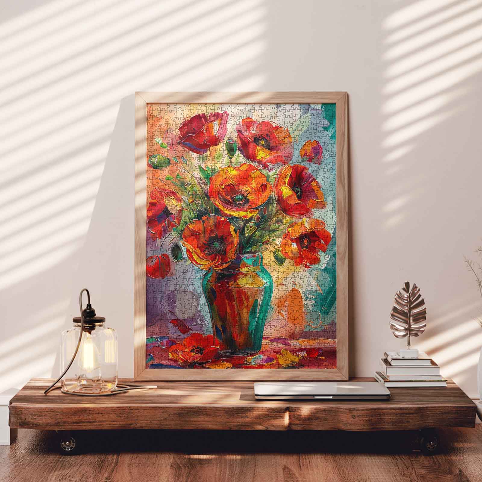tucocoo-jigsaw-scarlet-poppies-puzzle-1000-teile-stillleben image 3