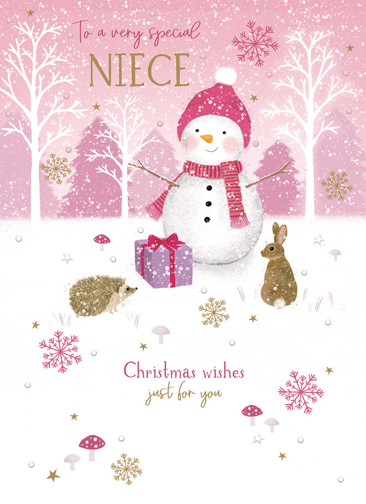 otter-house-weihnachtskarte-nichte-schnee-sterne-single image 1