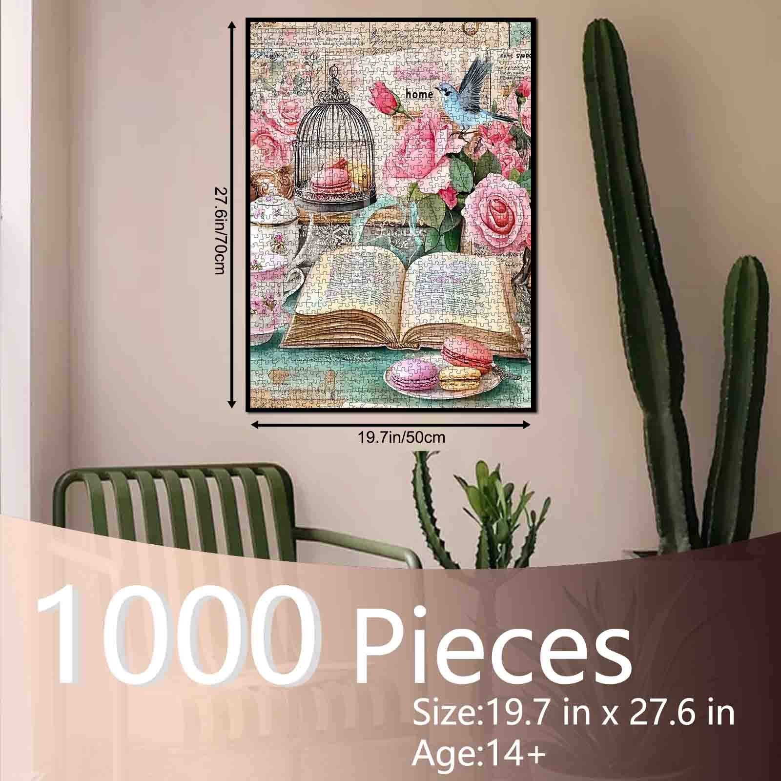 tucocoo-vintage-birdcage-tea-table-puzzle-1000-teile-retro image 5