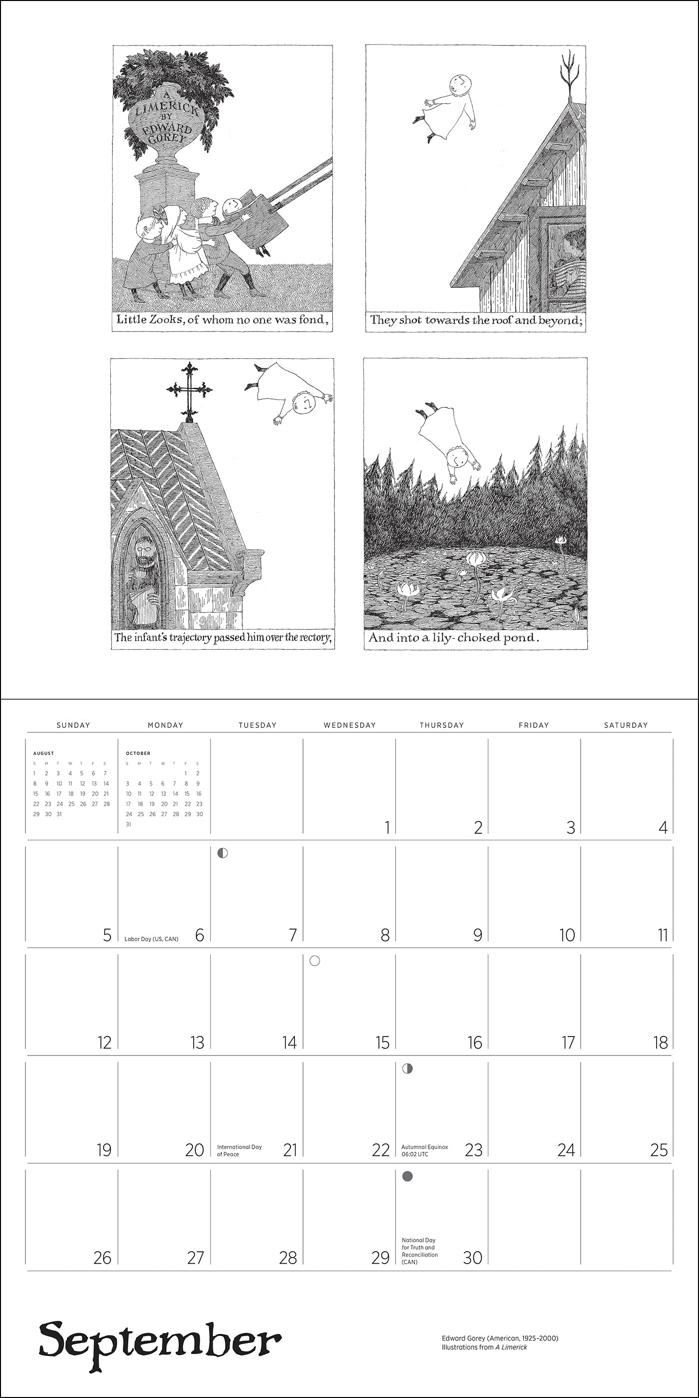 pomegranate-edward-gorey-2027-wandkalender-humor-kunst image 4