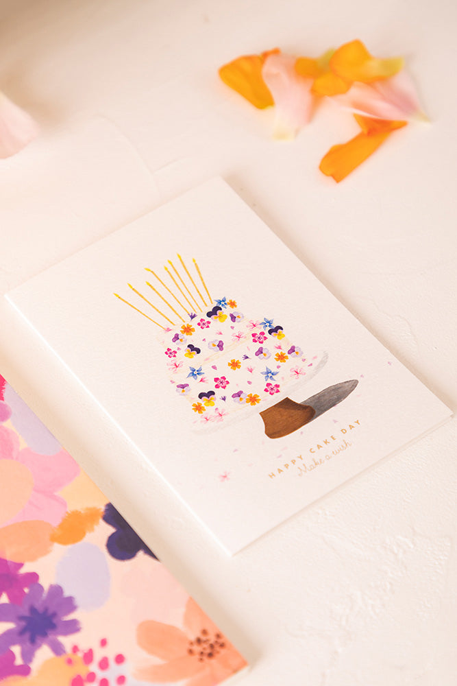 all-the-ways-to-say-flower-cake-gru-karte-geburtstag-a6 image 2