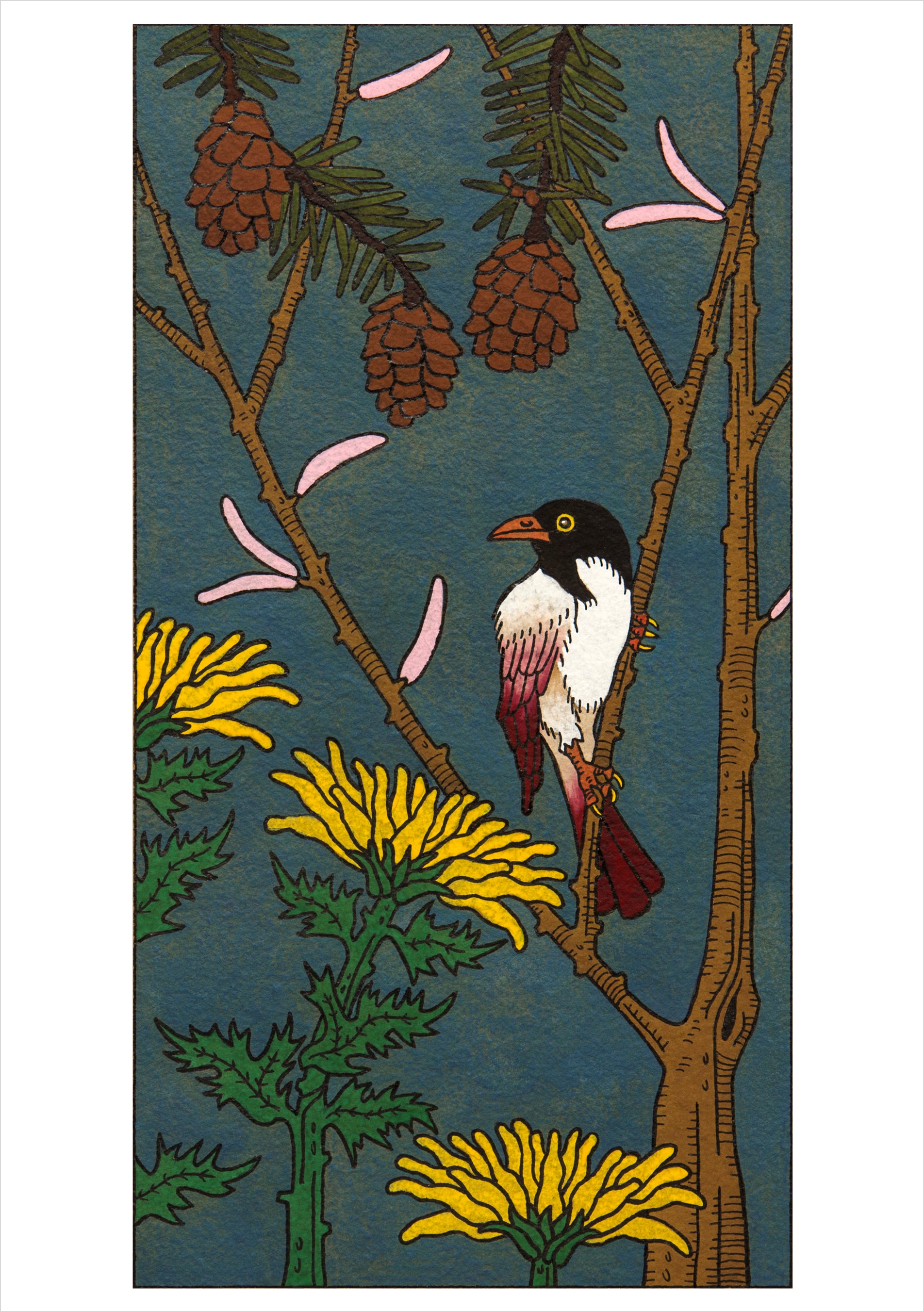 pomegranate-cj-hurley-birds-gru-kartenset-20-karten-v-gel image 2
