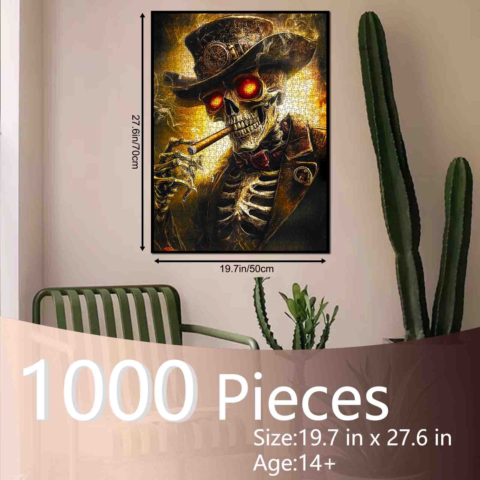 tucocoo-steampunk-skull-gentleman-puzzle-1000-teile image 5