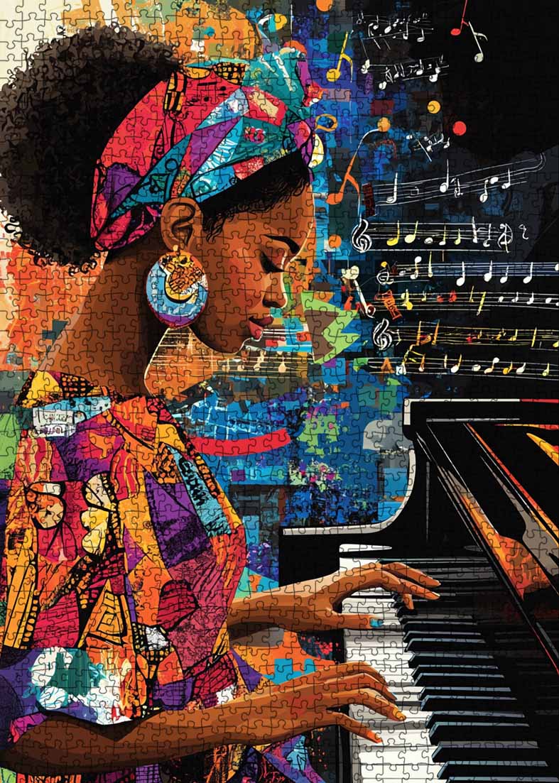 tucocoo-melodic-harmony-puzzle-1000-teile-pianistin image 2