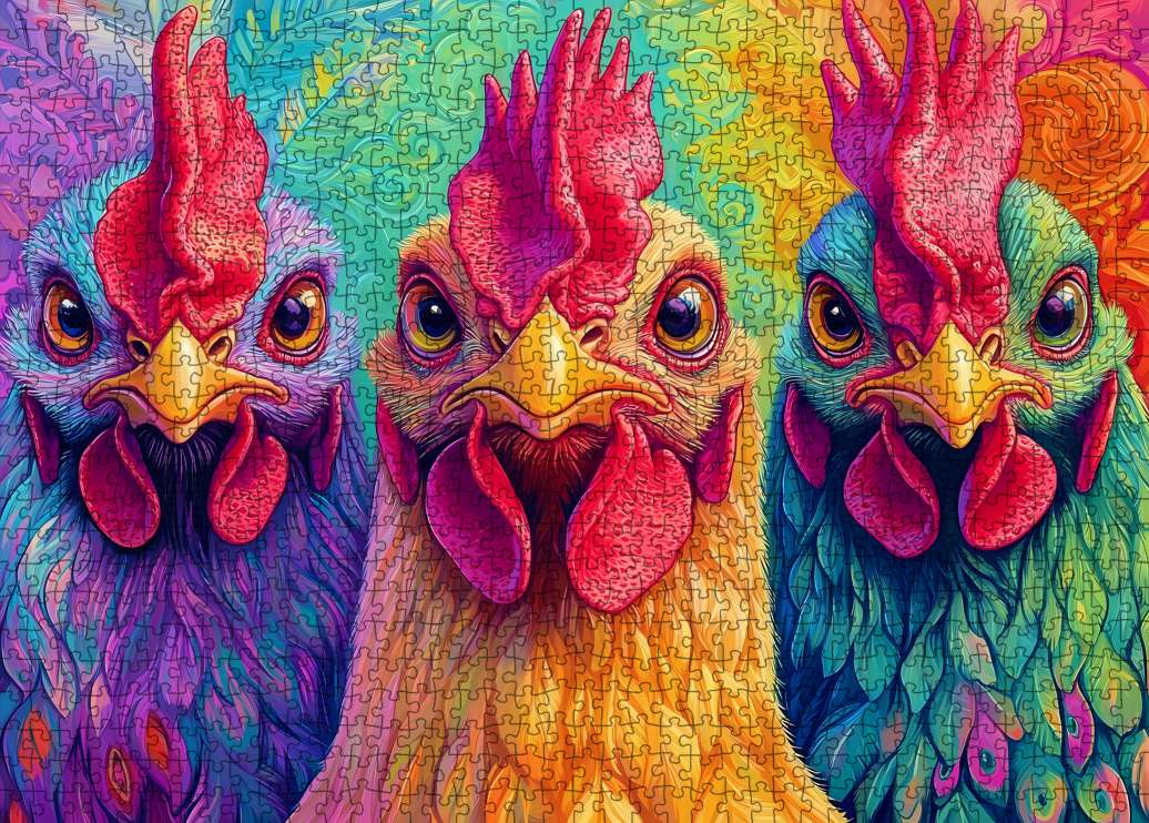 tucocoo-3-hippy-roosters-puzzle-1000-teile-h-hne image 2