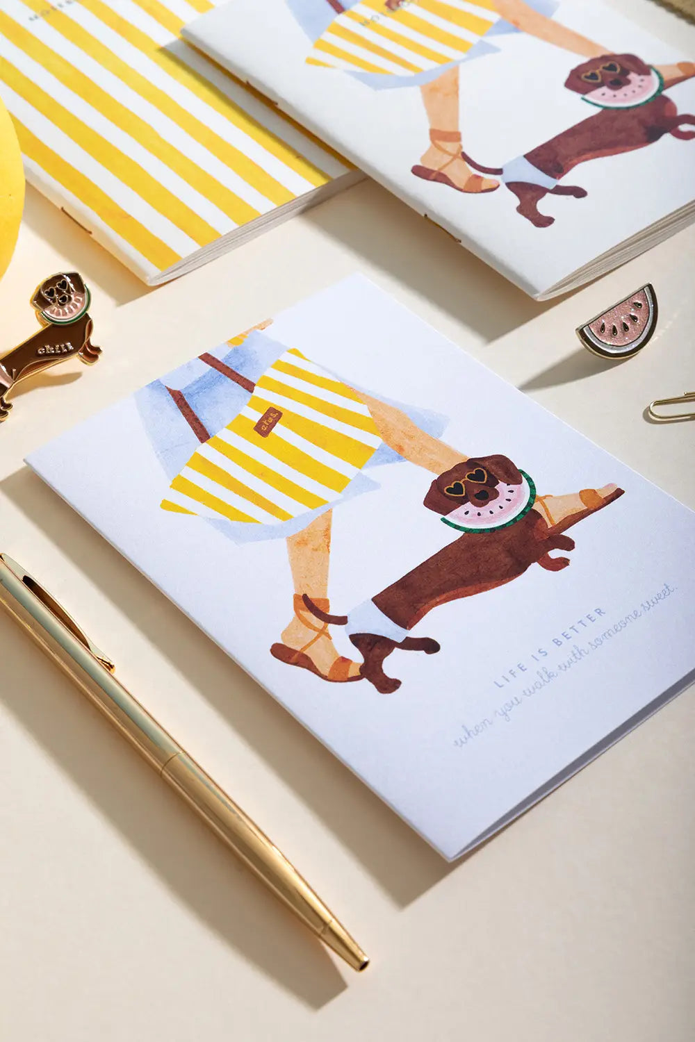 all-the-ways-to-say-summer-dachshund-gru-karte-a6-hund image 4