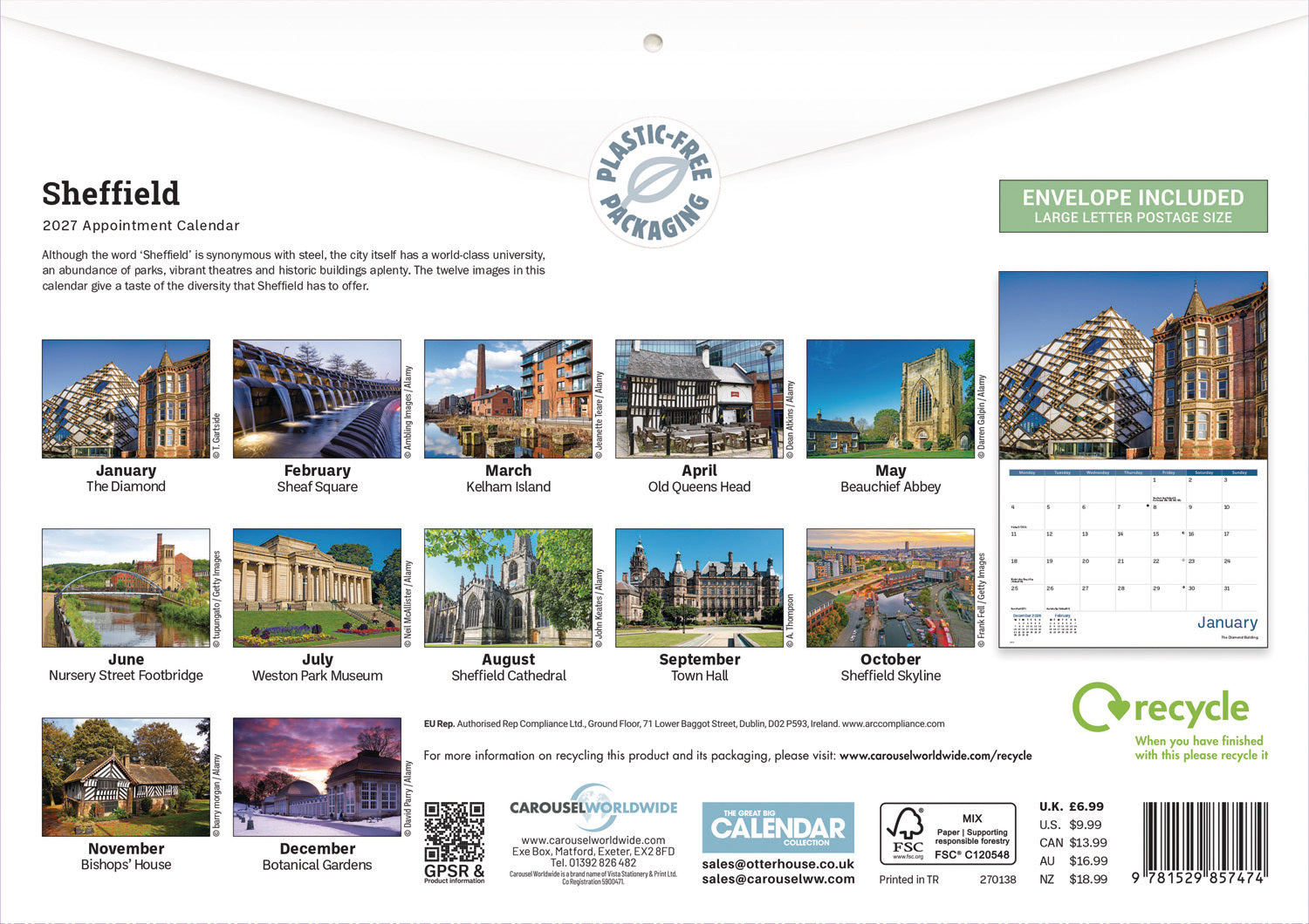 otter-house-puzzle-sheffield-a4-kalender-2027-wandkalender-monat image 2