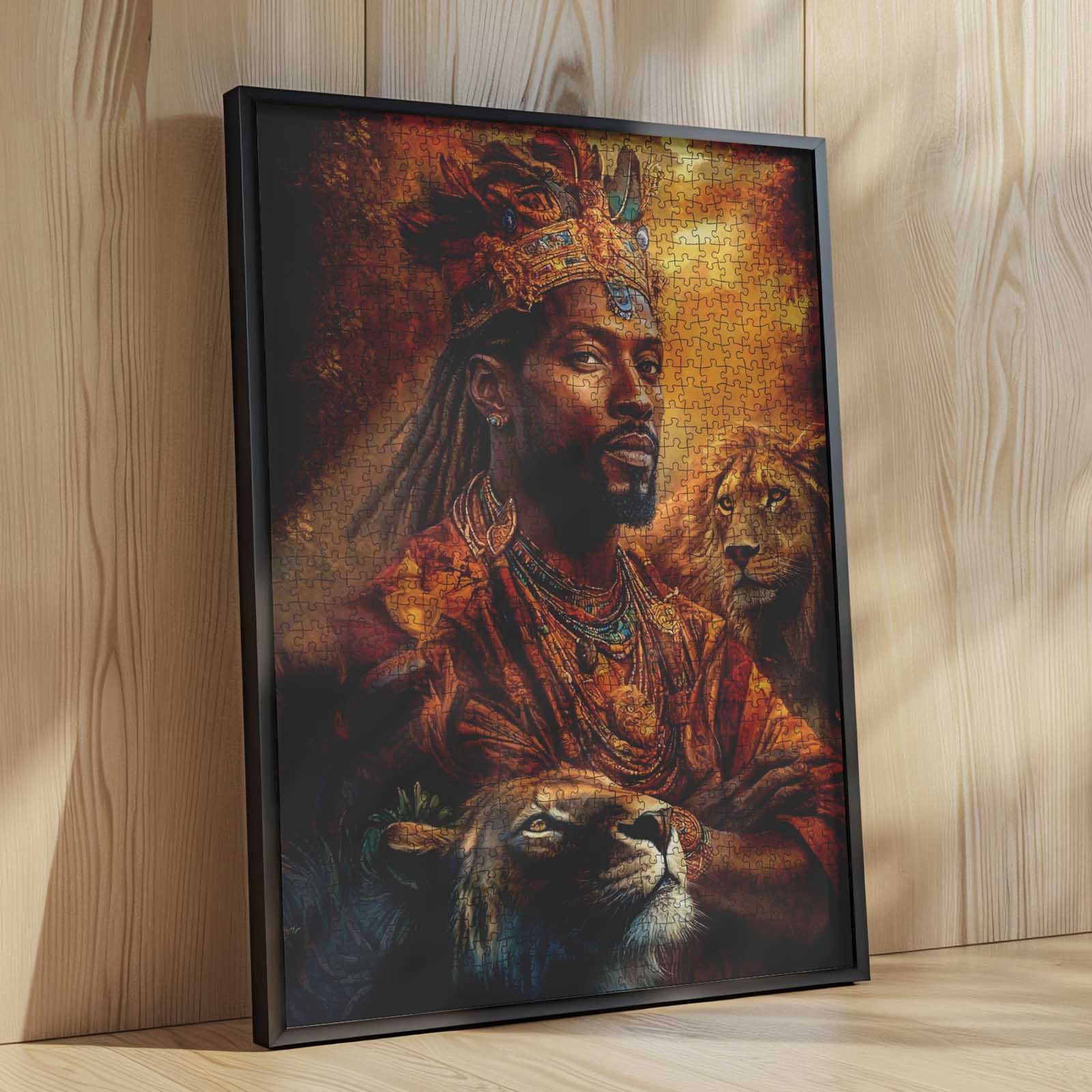 tucocoo-king-of-the-wild-with-loyal-lion-puzzle-1000-teile image 4