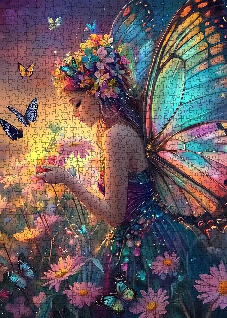 tucocoo-twilight-butterfly-fairy-puzzle-1000-teile-fee image 2