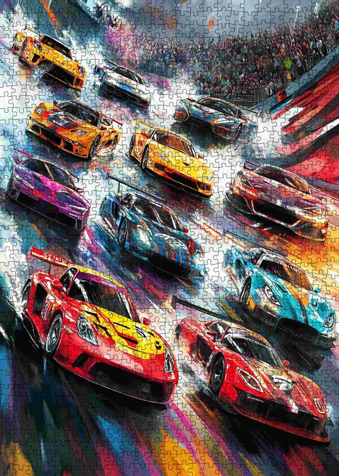 tucocoo-champions-on-track-puzzle-1000-teile-rennautos image 2