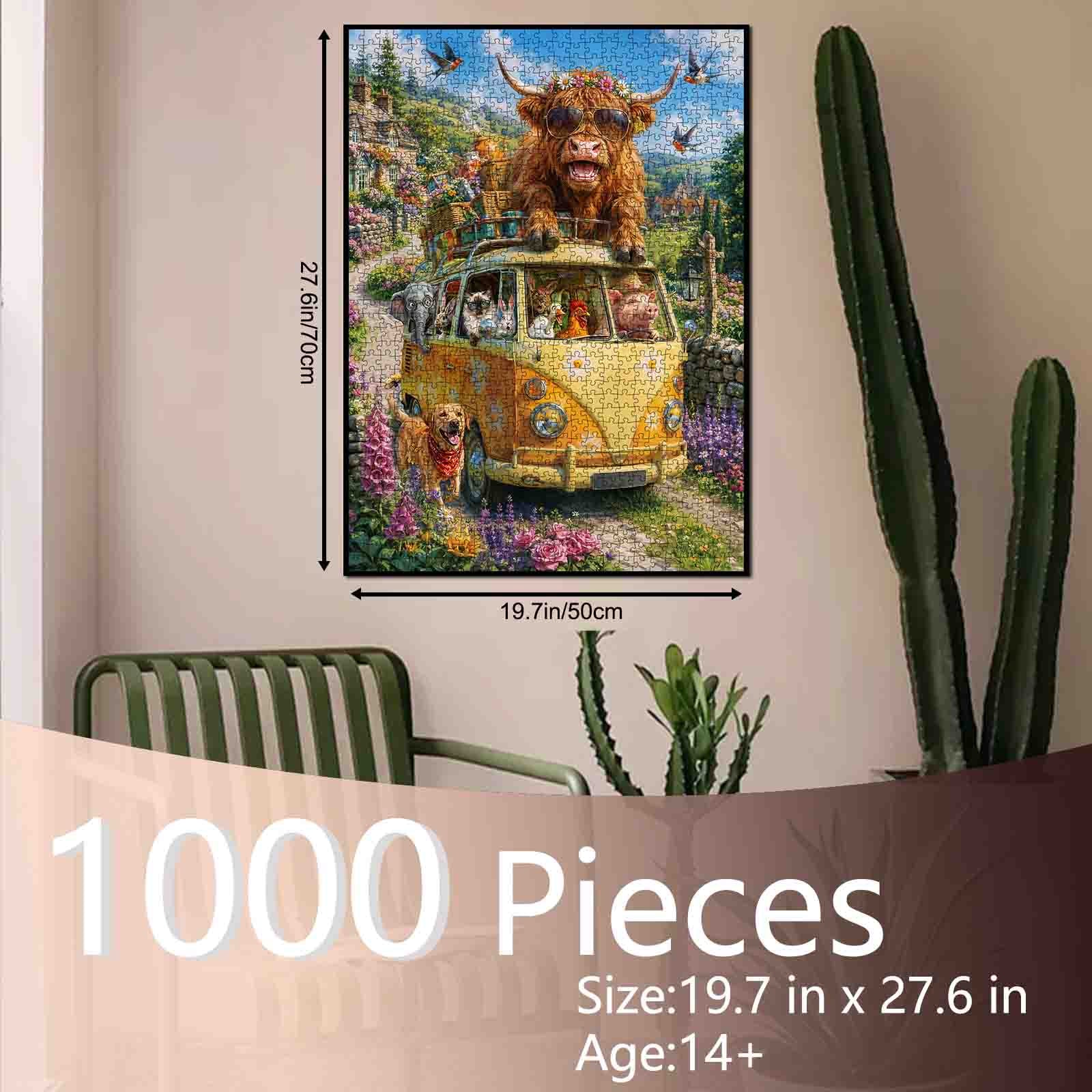 tucocoo-funny-animal-road-trip-puzzle-1000-teile-tiere image 5